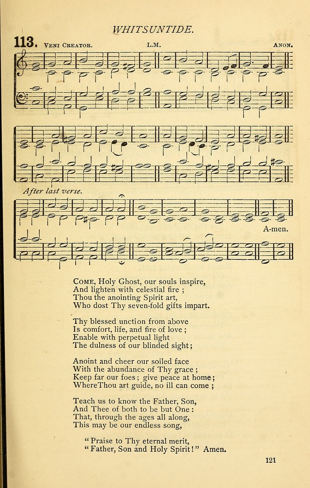 Church Hymnal page 121