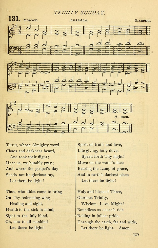 Church Hymnal page 139