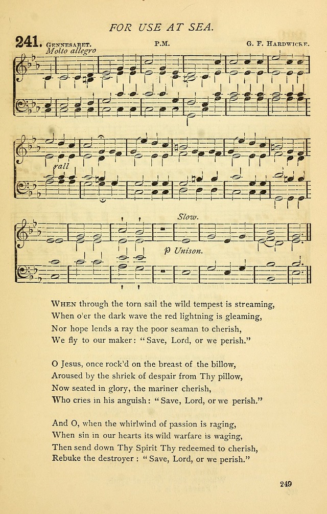 Church Hymnal page 249