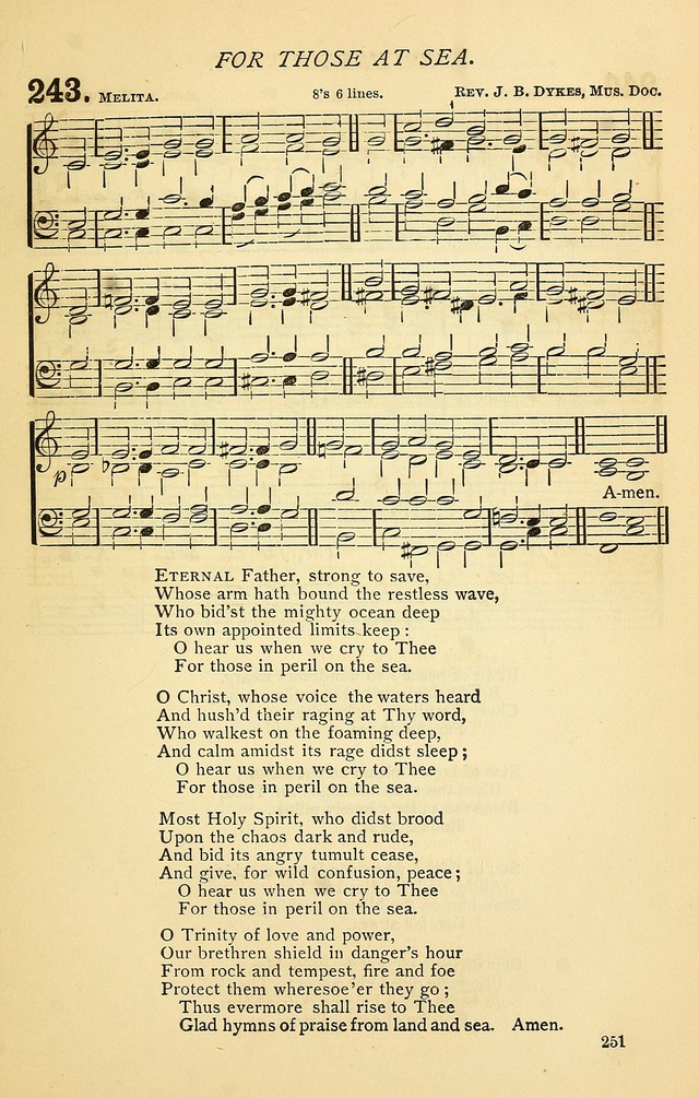 Church Hymnal page 251