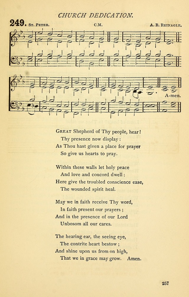 Church Hymnal page 257