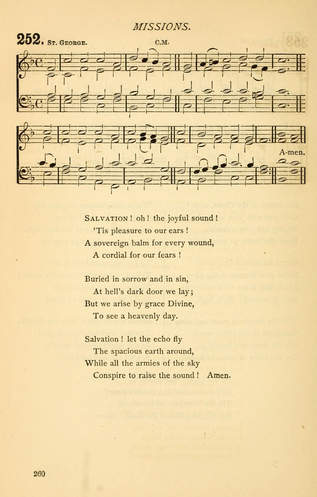 Church Hymnal page 260