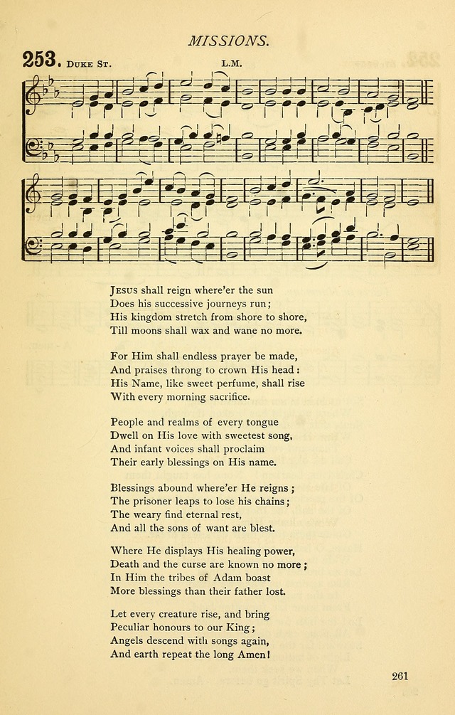 Church Hymnal page 261