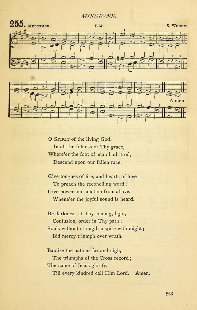 Church Hymnal page 263
