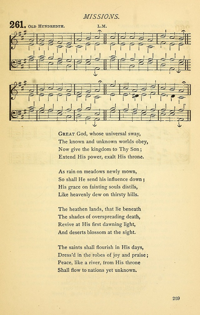 Church Hymnal page 269