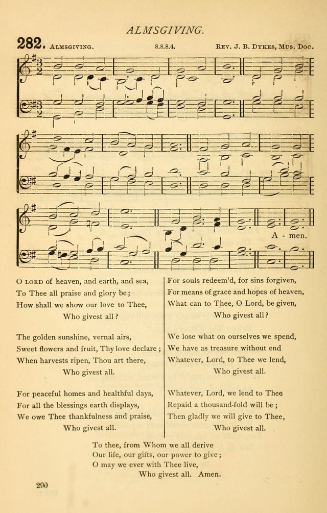 Church Hymnal page 290