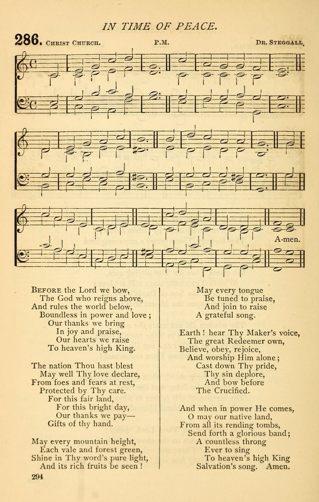 Church Hymnal page 294