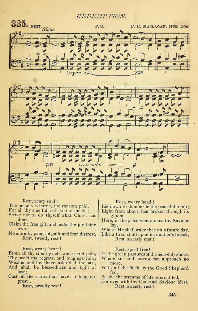 Church Hymnal page 345