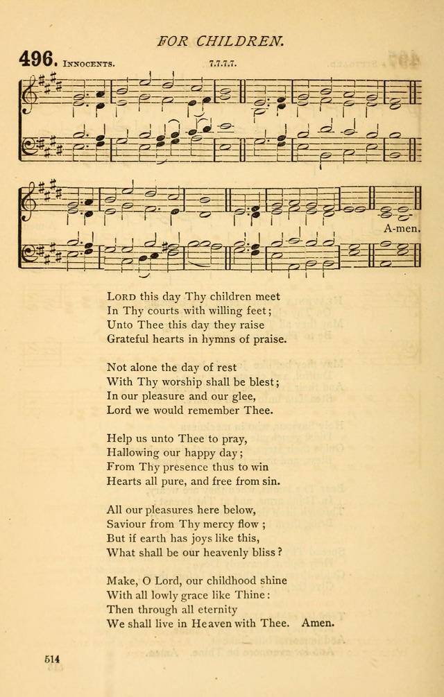 Church Hymnal page 514