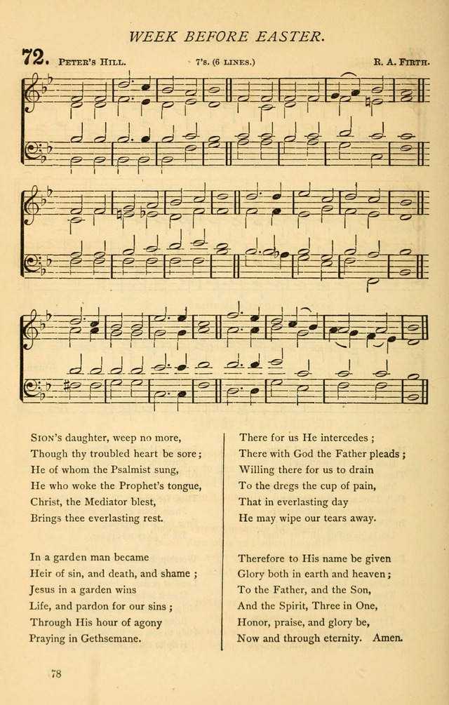 Church Hymnal page 78