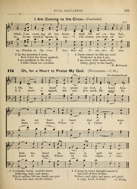 The Canadian Hymnal: a collection of hymns and music for Sunday schools, Epworth leagues, prayer and praise meetings, family circles, etc. (Revised and enlarged) page 101