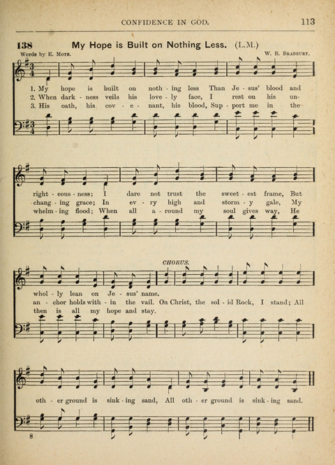 The Canadian Hymnal: a collection of hymns and music for Sunday schools, Epworth leagues, prayer and praise meetings, family circles, etc. (Revised and enlarged) page 113