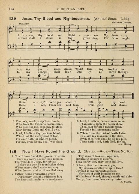 The Canadian Hymnal: a collection of hymns and music for Sunday schools, Epworth leagues, prayer and praise meetings, family circles, etc. (Revised and enlarged) page 114