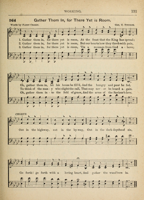 The Canadian Hymnal: a collection of hymns and music for Sunday schools, Epworth leagues, prayer and praise meetings, family circles, etc. (Revised and enlarged) page 131