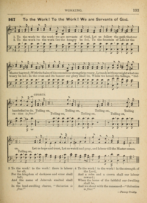 The Canadian Hymnal: a collection of hymns and music for Sunday schools, Epworth leagues, prayer and praise meetings, family circles, etc. (Revised and enlarged) page 133