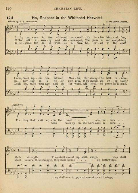The Canadian Hymnal: a collection of hymns and music for Sunday schools, Epworth leagues, prayer and praise meetings, family circles, etc. (Revised and enlarged) page 140