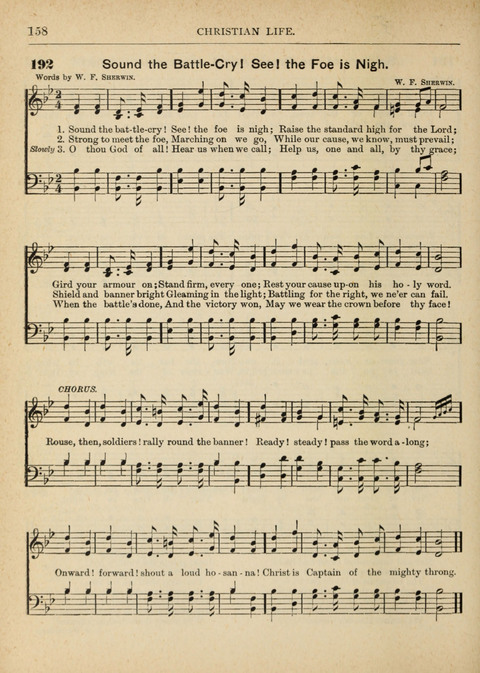 The Canadian Hymnal: a collection of hymns and music for Sunday schools, Epworth leagues, prayer and praise meetings, family circles, etc. (Revised and enlarged) page 158