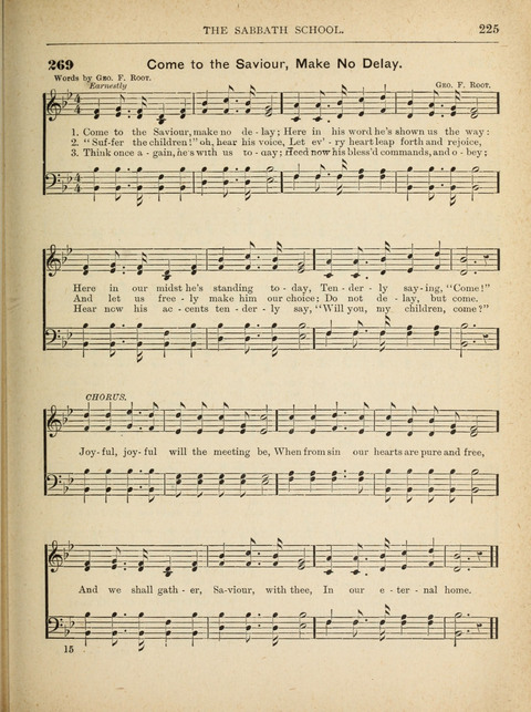 The Canadian Hymnal: a collection of hymns and music for Sunday schools, Epworth leagues, prayer and praise meetings, family circles, etc. (Revised and enlarged) page 225