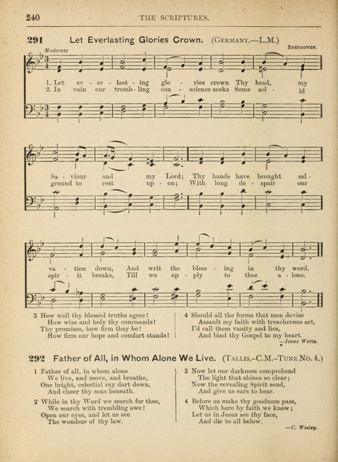 The Canadian Hymnal: a collection of hymns and music for Sunday schools, Epworth leagues, prayer and praise meetings, family circles, etc. (Revised and enlarged) page 240