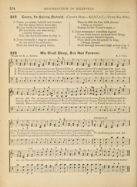 The Canadian Hymnal: a collection of hymns and music for Sunday schools, Epworth leagues, prayer and praise meetings, family circles, etc. (Revised and enlarged) page 254