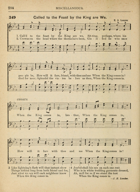 The Canadian Hymnal: a collection of hymns and music for Sunday schools, Epworth leagues, prayer and praise meetings, family circles, etc. (Revised and enlarged) page 284