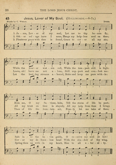 The Canadian Hymnal: a collection of hymns and music for Sunday schools, Epworth leagues, prayer and praise meetings, family circles, etc. (Revised and enlarged) page 38