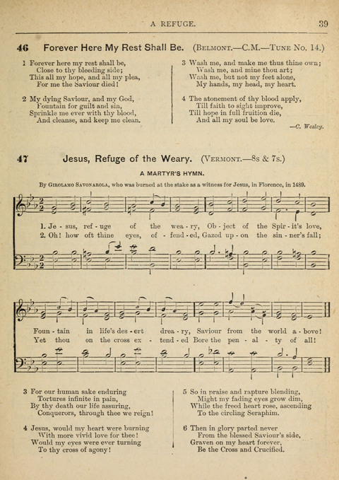 The Canadian Hymnal: a collection of hymns and music for Sunday schools, Epworth leagues, prayer and praise meetings, family circles, etc. (Revised and enlarged) page 39