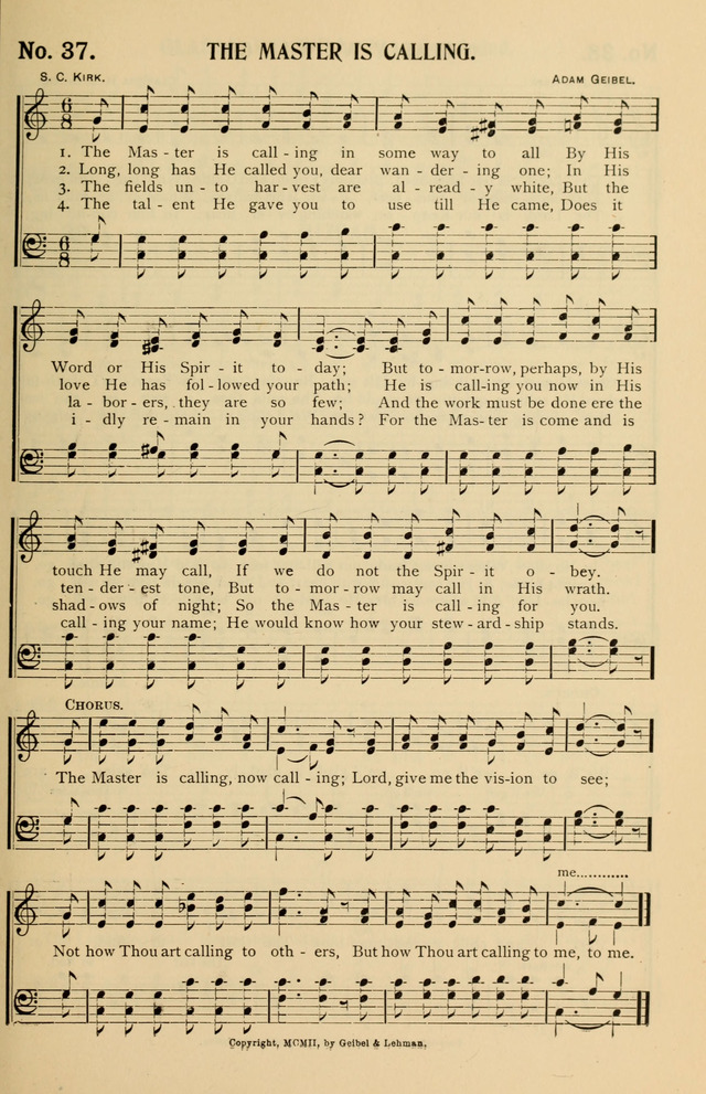 Consecrated Hymns page 35