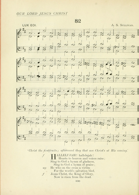The Church Hymnary page 100