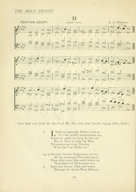 The Church Hymnary page 12