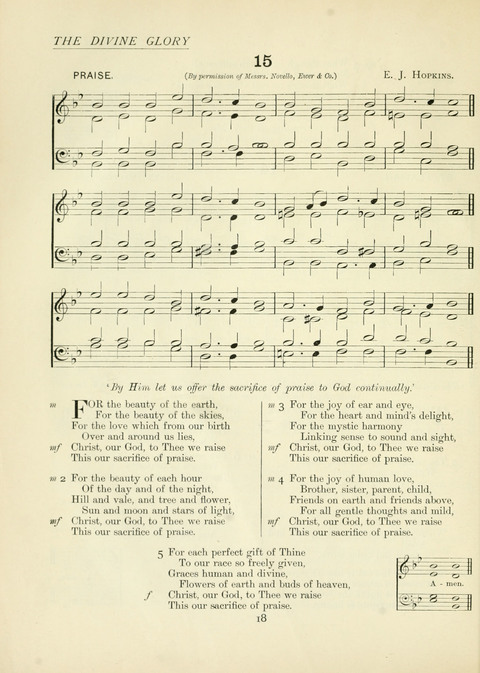 The Church Hymnary page 18