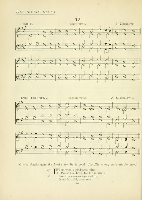 The Church Hymnary page 20