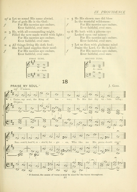 The Church Hymnary page 21