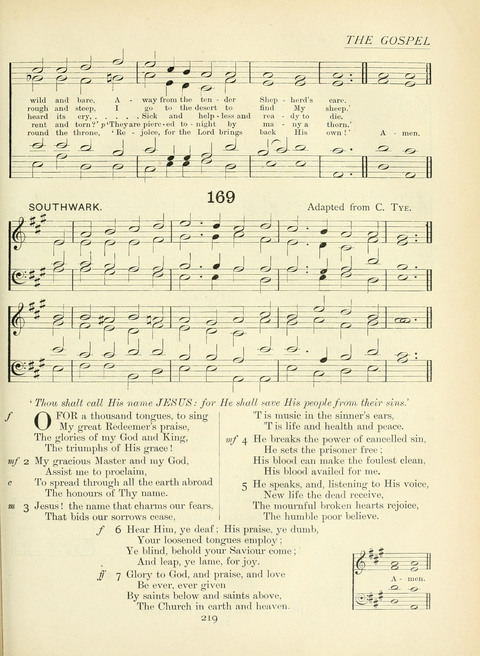 The Church Hymnary page 219