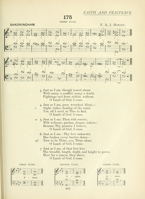 The Church Hymnary page 227