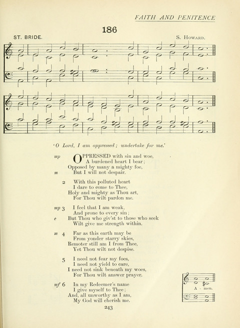 The Church Hymnary page 243