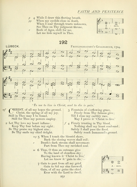 The Church Hymnary page 251
