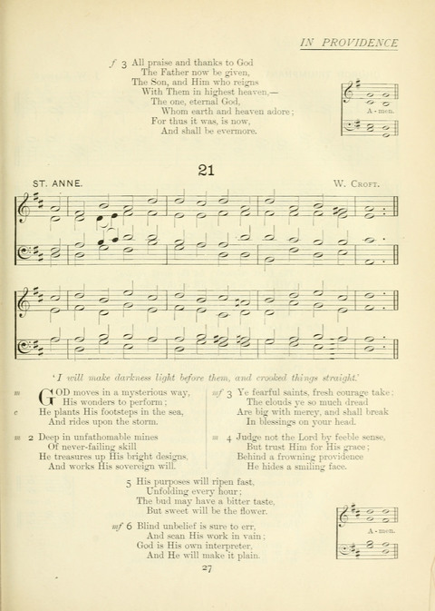 The Church Hymnary page 27