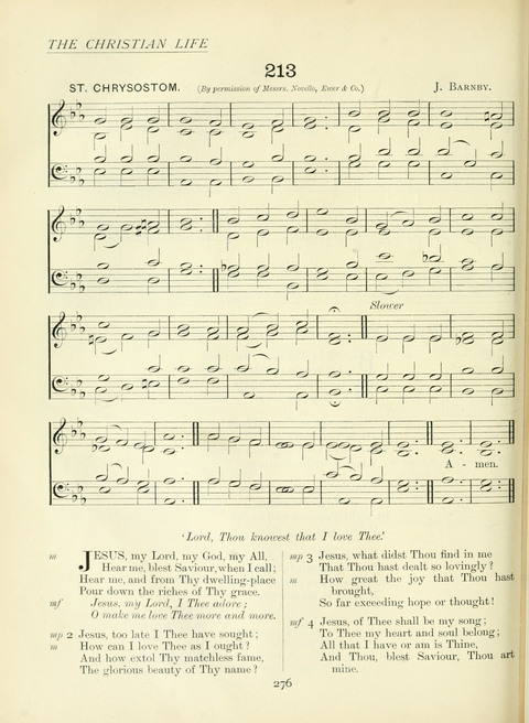 The Church Hymnary page 276