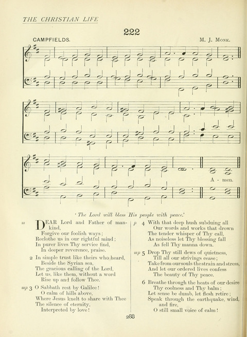 The Church Hymnary page 288