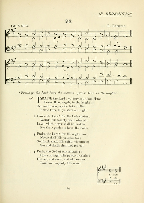 The Church Hymnary page 29