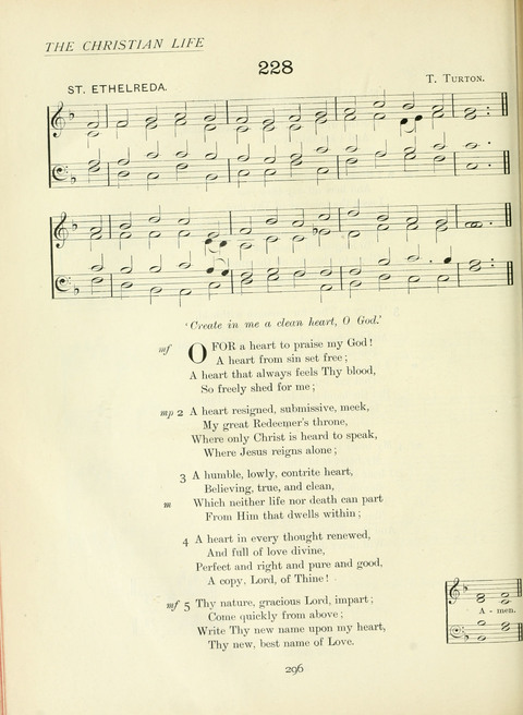 The Church Hymnary page 296