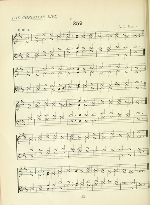 The Church Hymnary page 334