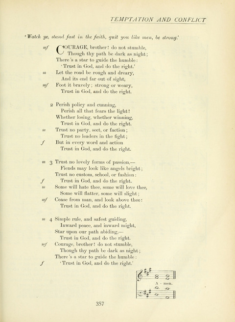 The Church Hymnary page 357