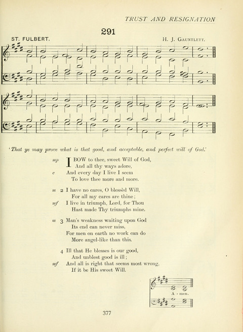 The Church Hymnary page 377