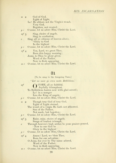 The Church Hymnary page 39