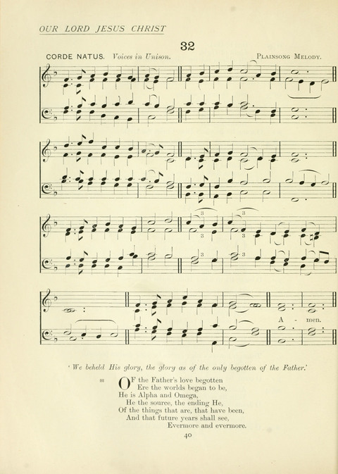 The Church Hymnary page 40