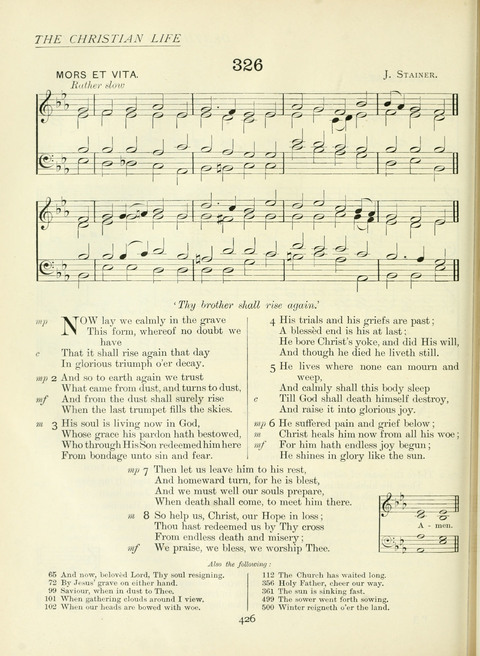 The Church Hymnary page 426