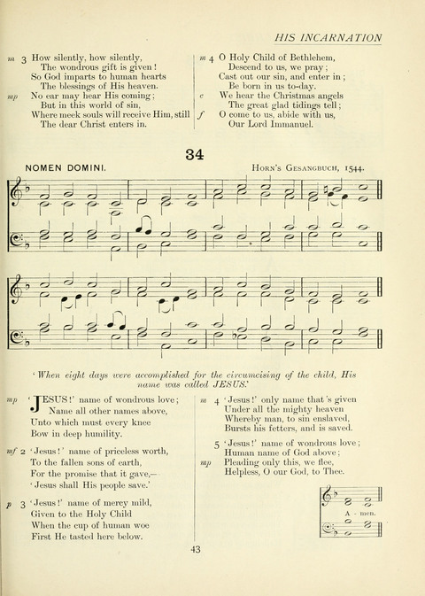 The Church Hymnary page 43