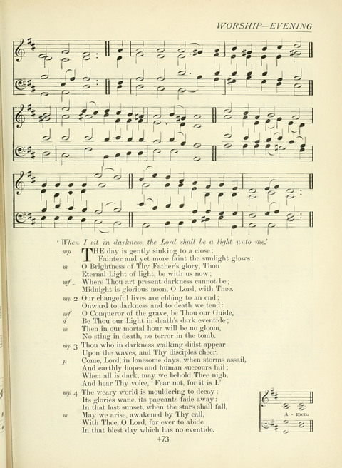 The Church Hymnary page 473
